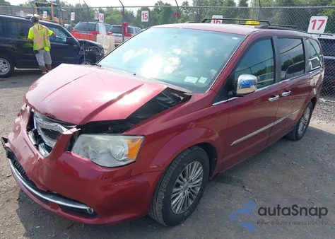 2013 Chrysler Town & Country Touring-L z USA, uszkodzony, nr VIN 2C4RC1CG7DR535254